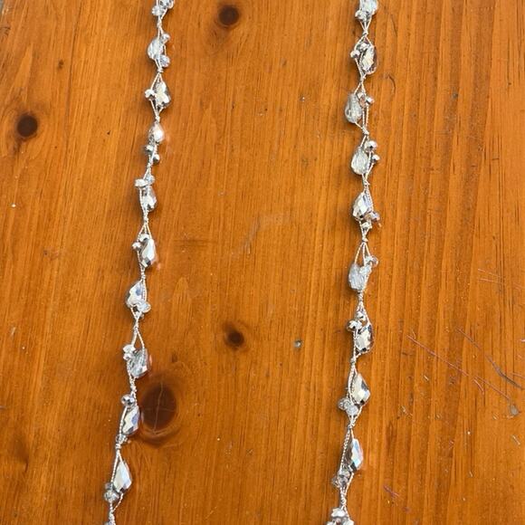 M. Haskell Long Silver Necklace - Picture 2 of 2